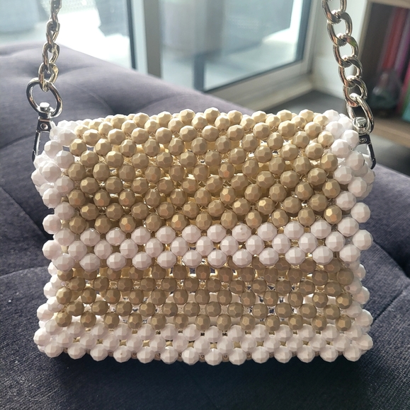 Mini beaded crossbody bag - Picture 4 of 4